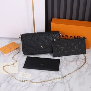Louis Vuitton FÉLICIE POCHETTE Monogram Empreinte Leather